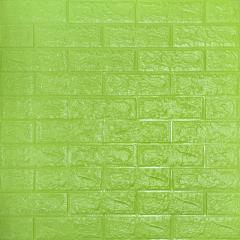 Self-adhesive 3D panel Sticker wall fluorescent green 700x770x5mm SW-00001331