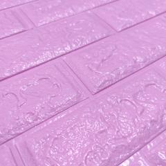 Self-adhesive 3D panel Sticker wall purple 700x770x5mm SW-00001334