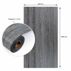 Самоклеящаяся напольная виниловая плитка в рулоне Sticker wall 3000х600х1,5мм SW-00003282
