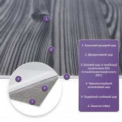 Самоклеящаяся стеновая PET плитка в рулоне Sticker wall 600х3000х2мм SW-00002890