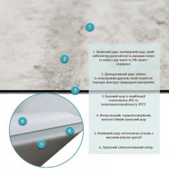 Самоклеящаяся виниловая плитка Sticker wall 457х457х1,5мм МАТ SW-00003255