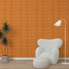 Самоклеящиеся мягкие велюровые панели в рулоне Sticker wall Карамельный 600х2950х7мм SW-00003320