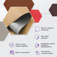Самоклеющая экокожа в рулоне Sticker wall 1.37*1m*0.5mm Песочный (D) SW-00002171