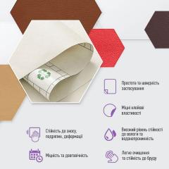 Самоклеющая экокожа в рулоне Sticker wall 1.37*3m*0.5mm Молочный (D) SW-00000281