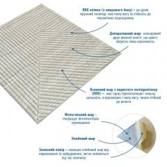 Самоклеюча 3D панель Sticker wall 500х500х5мм Бамбук Дерево Біле SW-00002883