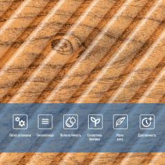 Самоклеющаяся 3D панель Sticker wall 500х500х5мм Бамбук Дерево Золото SW-00002885