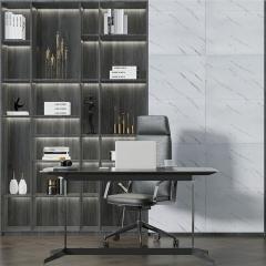 Самоклеющаяся 3D панель Sticker wall белая мраморная плитка 700х700х4мм SW-00001142