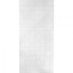 Self-adhesive 3D panel Sticker wall under white brick in a roll 3080x700x3mm SW-00001393