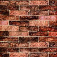Самоклеющаяся 3D панель Sticker wall под коричневый кирпич екатеринослав 20000х700х3мм SW-00001469
