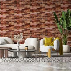 Самоклеющаяся 3D панель Sticker wall под коричневый кирпич екатеринослав 20000х700х3мм SW-00001469