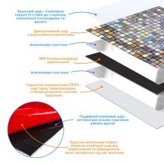 Самоклеющаяся алюминиевая плитка Sticker wall 300х300х3мм SW-00001925 (D)