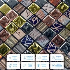 Самоклеющаяся алюминиевая плитка Sticker wall 300х300х3мм SW-00001925 (D)