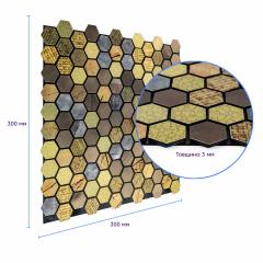 Самоклеющаяся алюминиевая плитка Sticker wall 300х300х3мм SW-00001931 (D)