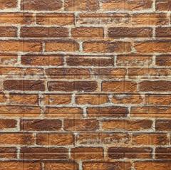 Self-adhesive 3D panel Sticker wall under brick 44 Red SW-00000037