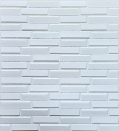 Самоклеюча 3D панель Sticker wall під цеглу 4д білий Id 31 SW-00000167