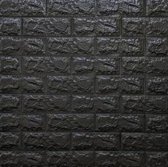 Self-adhesive 3D panel Sticker wall under brick Id 19 Black SW-00000063