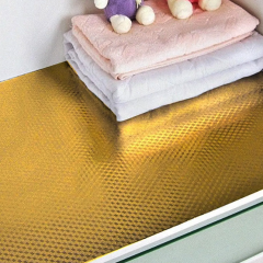 Самоклеющиеся пленка Sticker wall 3D кубы золото MM-6008-1 SW-00000792