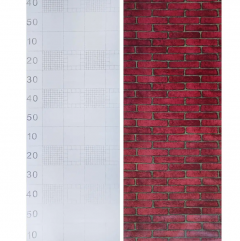 Самоклеющиеся пленка Sticker wall Красный кирпич KN-M0001-1 SW-00001269
