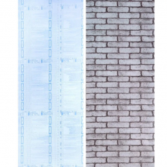 Самоклеющиеся пленка Sticker wall Лавандовый кирпич KN-M0001-3 SW-00001270