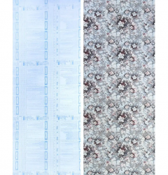 Самоклеющиеся пленка Sticker wall Серые розы KN-X0171-1 SW-00001231