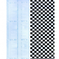 Самоклеющиеся пленка Sticker wall Шахматы мрамор KN-М0006-1 SW-00001446