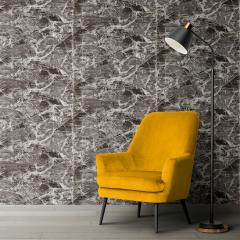 Самоклеюча 3D панель Sticker wall 330 Чорний мармур SW-00000674