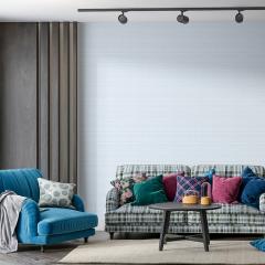 Самоклеющиеся 3D панель Sticker wall 700х700х4мм белая вагонка (D) SW-00001964