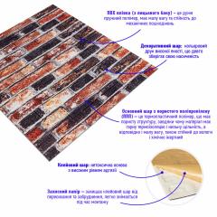 Самоклеюча 3D панель Sticker wall Катеринославський шамотний Id 48 SW-00000027