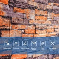 Самоклеюча 3D панель Sticker wall піщаник катеринослав цегла SW-00001735