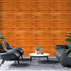 Самоклеюча 3D панель Sticker wall під Бамбук Id 72 Дерево SW-00000097