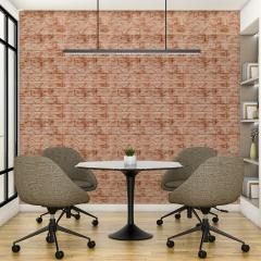 Самоклеюча 3D панель Sticker wall під цеглу Id 63 мармур червоний SW-00000035