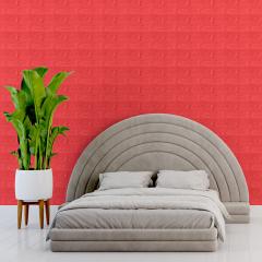 Самоклеющиеся 3D панель Sticker wall под кирпич Красный Id 8 SW-00000054