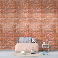 Самоклеющиеся 3D панель Sticker wall под рыжий екатеринослав кирпич SW-00001370