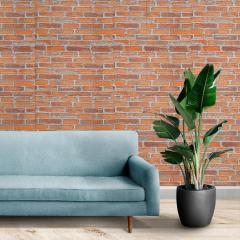 Самоклеющиеся 3D панель Sticker wall под рыжий екатеринослав кирпич SW-00001370