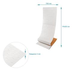 Самоклеющиеся 3D панель Sticker wall в рулоне 700мм*19,6м*2мм R001-2-20 белый кирпич SW-00002277