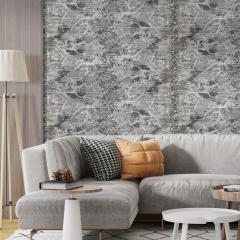 Self-adhesive 3D panel Sticker wall in a roll 700mm*19.6m*2mm R061-2-20 marble black (D) SW-00002279