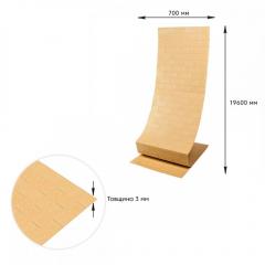 Самоклеюча 3D панель у рулоні під бежеву цеглу Sticker wall R009-3-20 SW-00001195