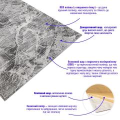 Self-adhesive 3D panel in a roll with black marble effect Sticker wall R061-3-20 SW-00001196