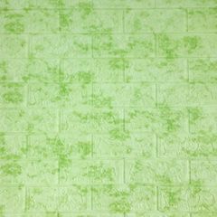 Self-adhesive 3D panel Sticker wall under brick Marble green Id 64 SW-00000034
