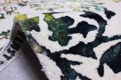 Килим Ворсистий килим Saphira blue green