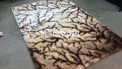 Carpet Shaggy 3D b111 lbeige brown