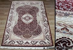 Carpet Shahnameh 8605 cherry bone