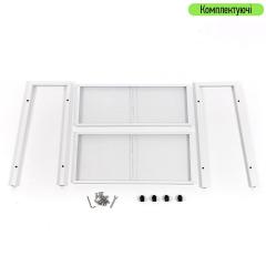 Стеллаж-этажерка Sticker wall двухъярусный из металла белый 60*26*60см SW-00002102
