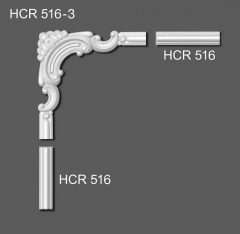 Кутовий елемент для молдингів Grand Decor HCR 516-3