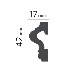 Corner element for moldings Grand Decor HCR 517-3