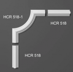 Corner element for moldings Grand Decor HCR 518-1