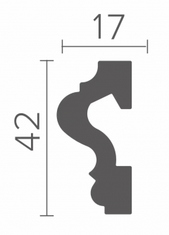 Corner element for moldings Grand Decor HCR 517-2