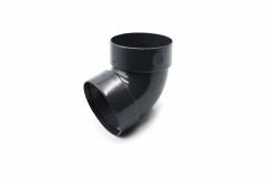 Double-coupled pipe bend 67° graphite 75mm RainWay