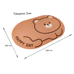 Влагопоглощающий коврик Sticker wall 38*58CM*3MM(D) SW-00002556