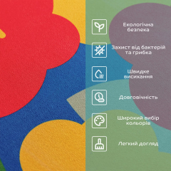 Влагопоглощающий коврик Sticker wall 38*58CM*3MM(D) SW-00002562